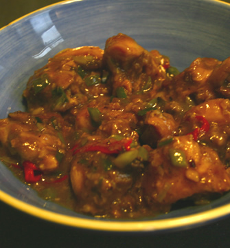 08_Steamed Chicken with Ferented lack Beans